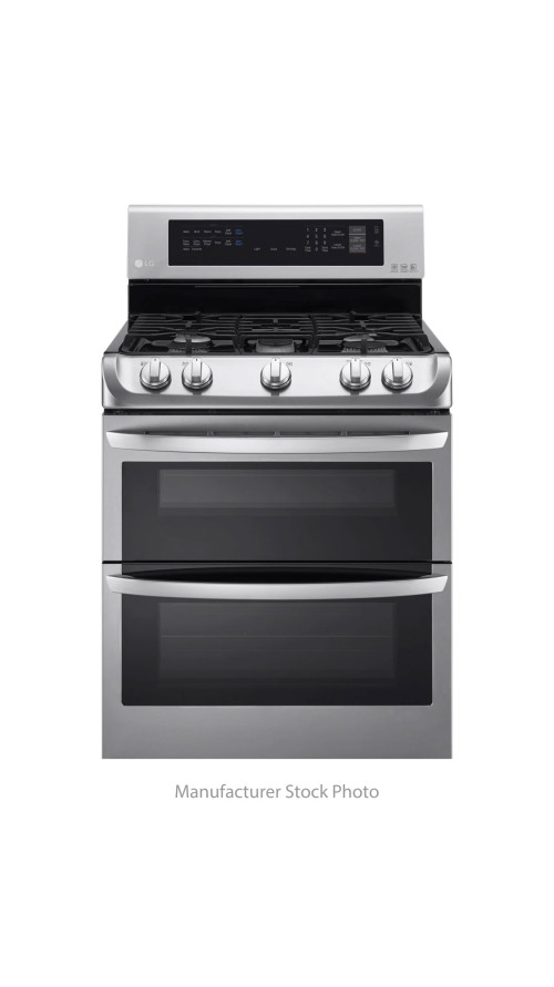 30" LG LDG4313ST Freestanding Double Oven Gas Range