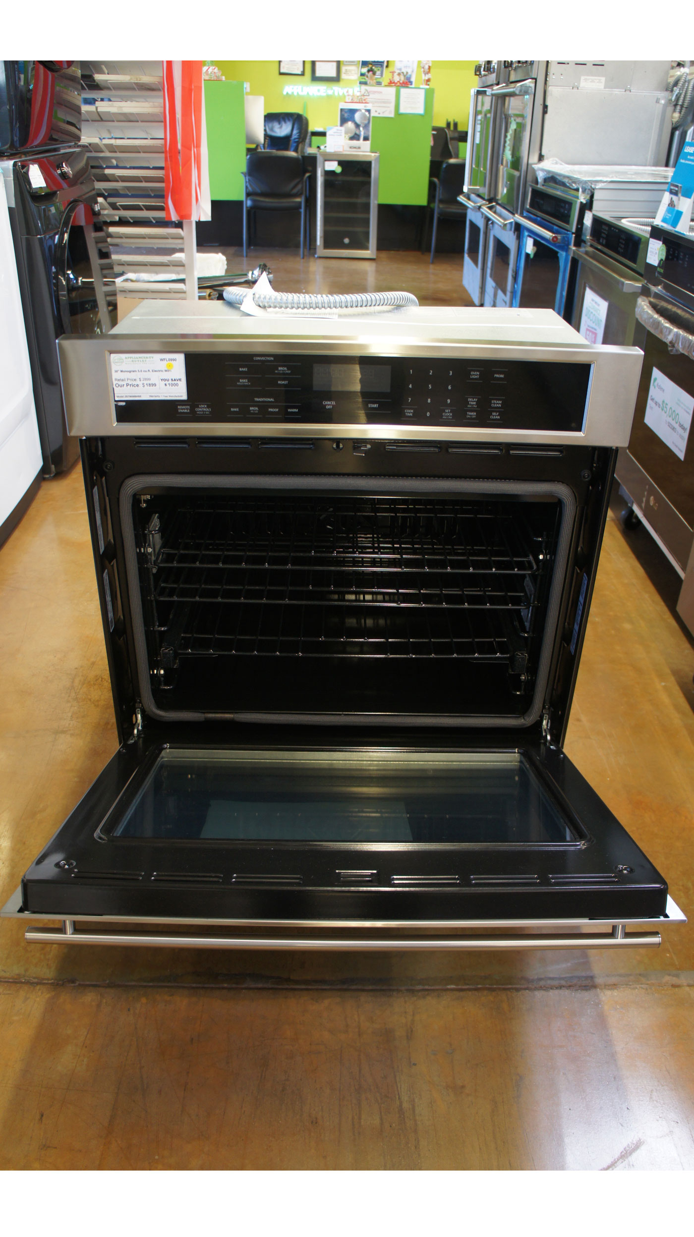 30" Monogram ZET9050SHSS 5.0 cu.ft. Smart Electric Single Wall Oven - Image 4