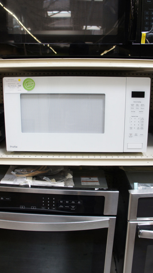 2.2 cu.ft. GE Profile PEB7227DLWW Built-In Microwave Oven