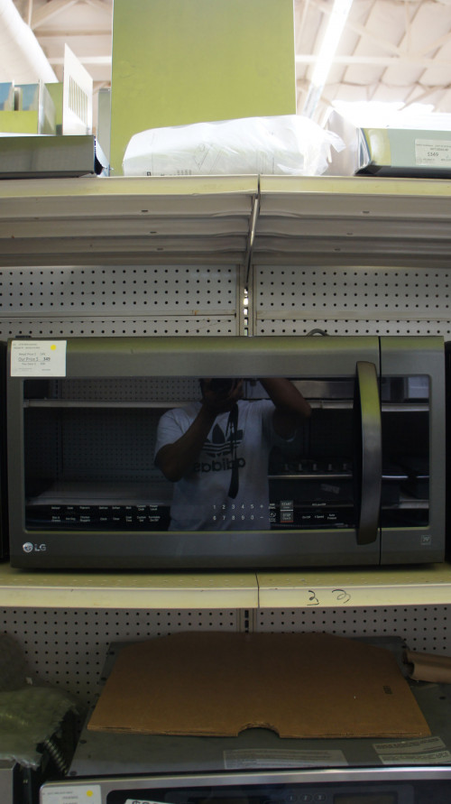 2.0 cu.ft. LG LMVM2033BM Over-The-Range Microwave Oven