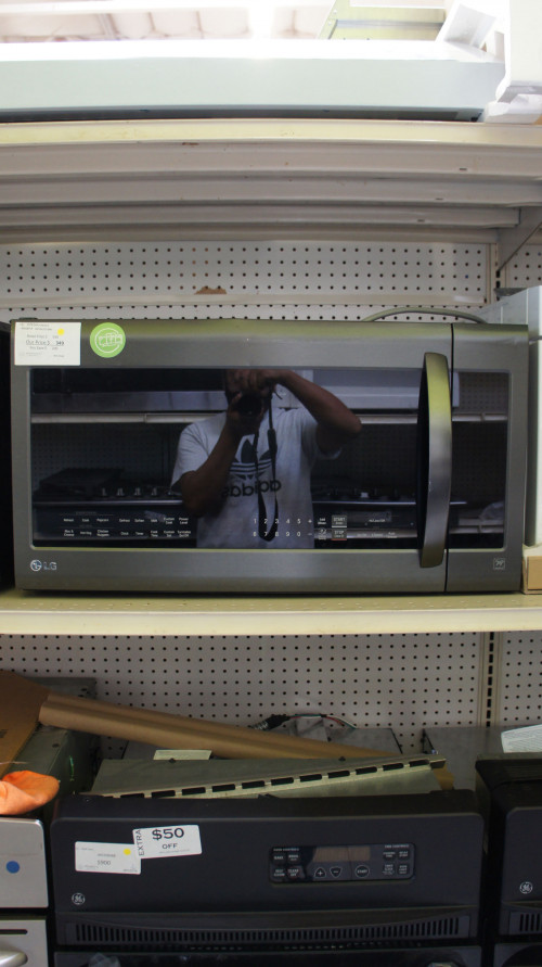 2.0 cu.ft. LG LMVM2033BM Over-The-Range Microwave Oven