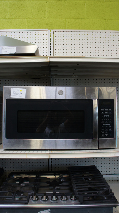 1.9 cu.ft. GE JVM7195SKSS Over-The-Range Microwave Oven