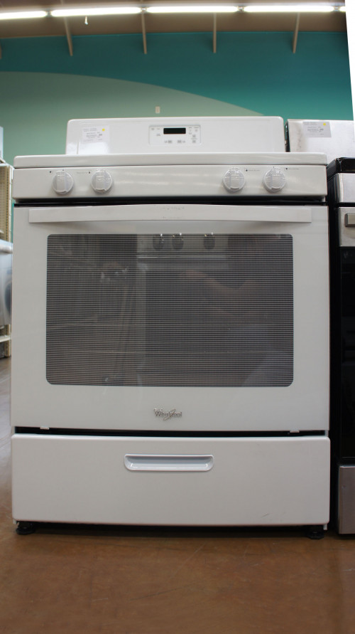 30" Whirlpool WFG320M0BW 5.1 cu.ft. Freestanding Gas Range
