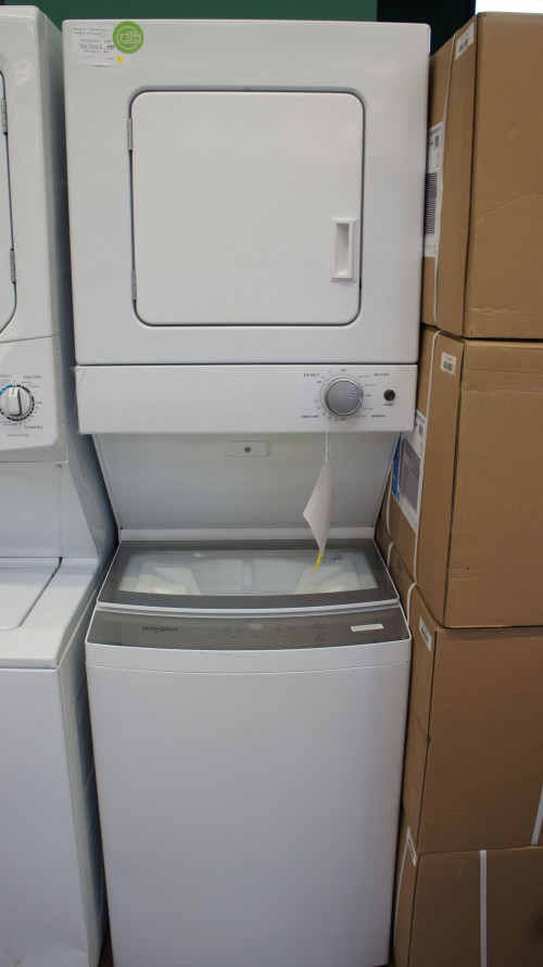 24" Whirlpool WET4024HW Electric Laundry Center