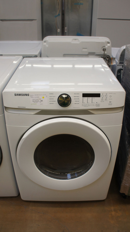 27" Samsung DVE45T6000W 7.5 cu.ft. Electric Dryer