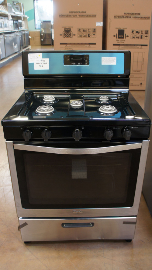 30" Whirlpool WFG505M0BS 5.1 cu.ft. Freestanding Gas Range