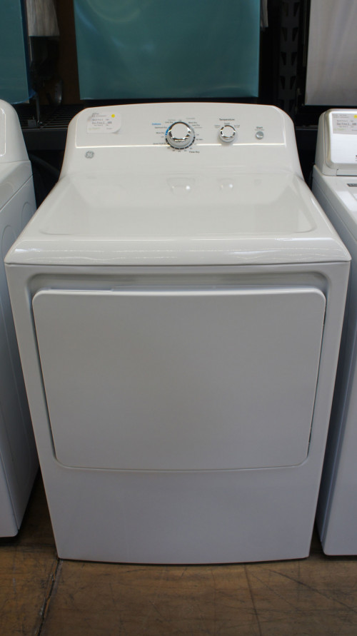 27" GE GTD33GASKWW 6.2 cu.ft. Capacity Gas Dryer