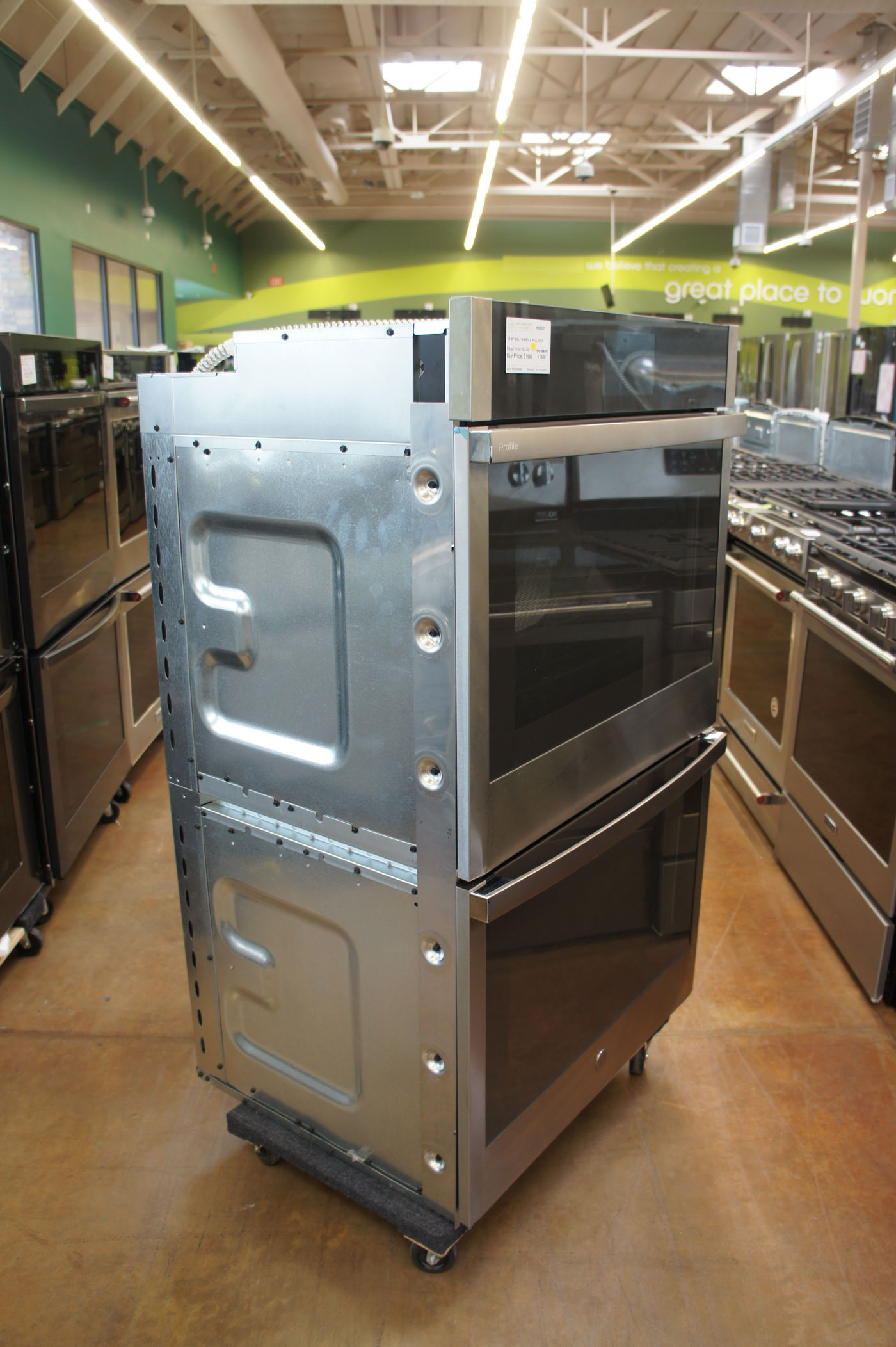 30" GE PTD7000SNSS 10 Cu.Ft. Smart Convection Double Wall Oven - Image 2