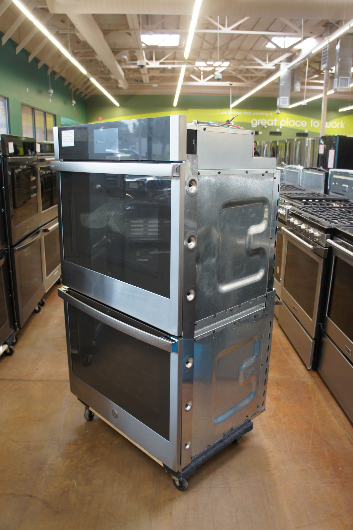 30" GE PTD7000SNSS 10 Cu.Ft. Smart Convection Double Wall Oven - Image 3