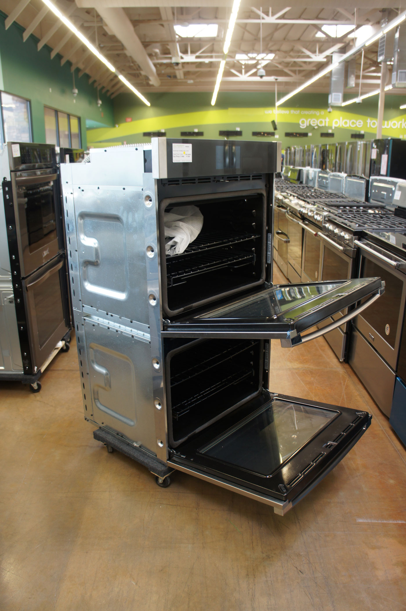 30" GE PTD7000SNSS 10 Cu.Ft. Smart Convection Double Wall Oven - Image 8