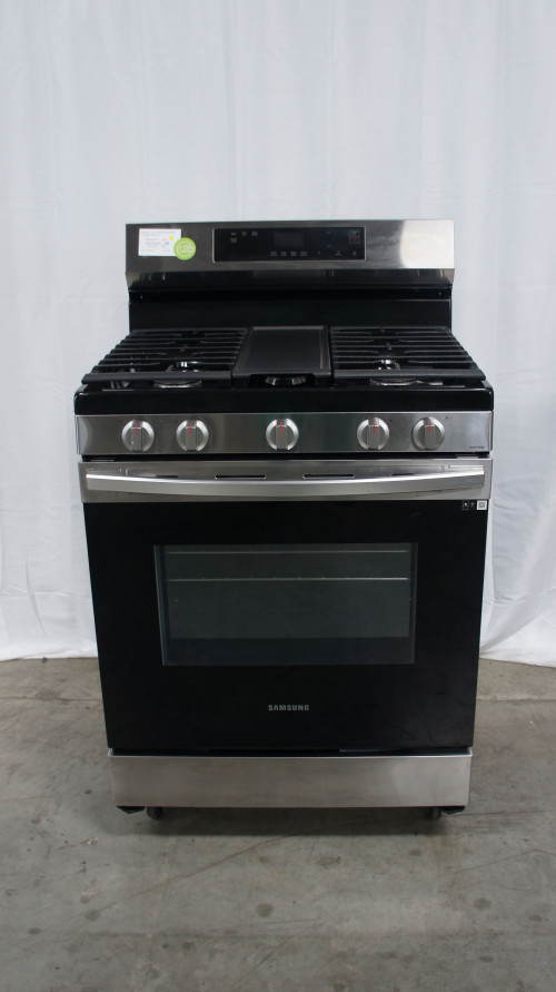 30" Samsung NX60A6511SS 6.0 Cu. Ft. Freestanding Gas Smart Range
