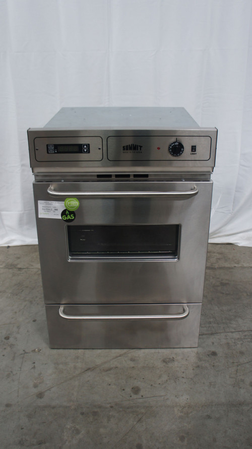 24" Summit Appliance TTM7882BEKW Single Wall Gas Oven