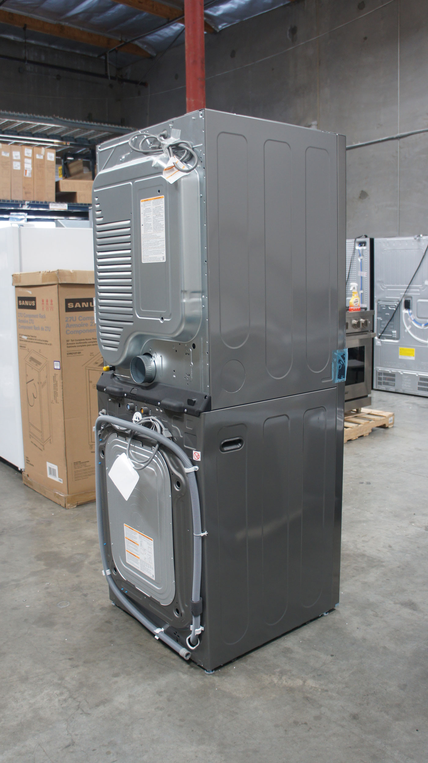 27" LG WKG101HVA 11.9 Cu. Ft. Smart Gas Laundry Center - Image 4