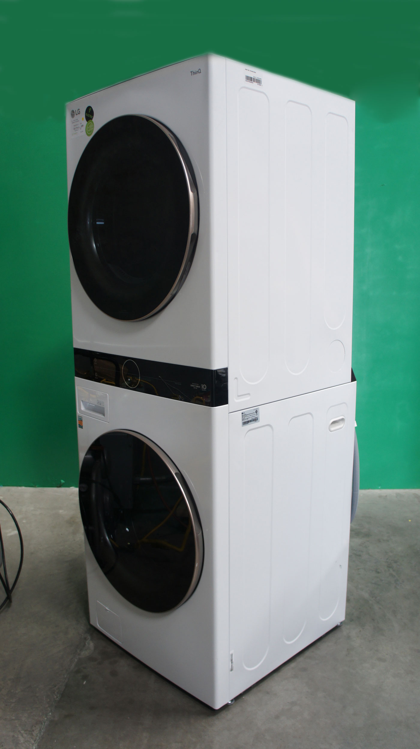 27" LG WKE100HWA 11.9 Cu. Ft. Smart Electric Laundry Center - Image 2