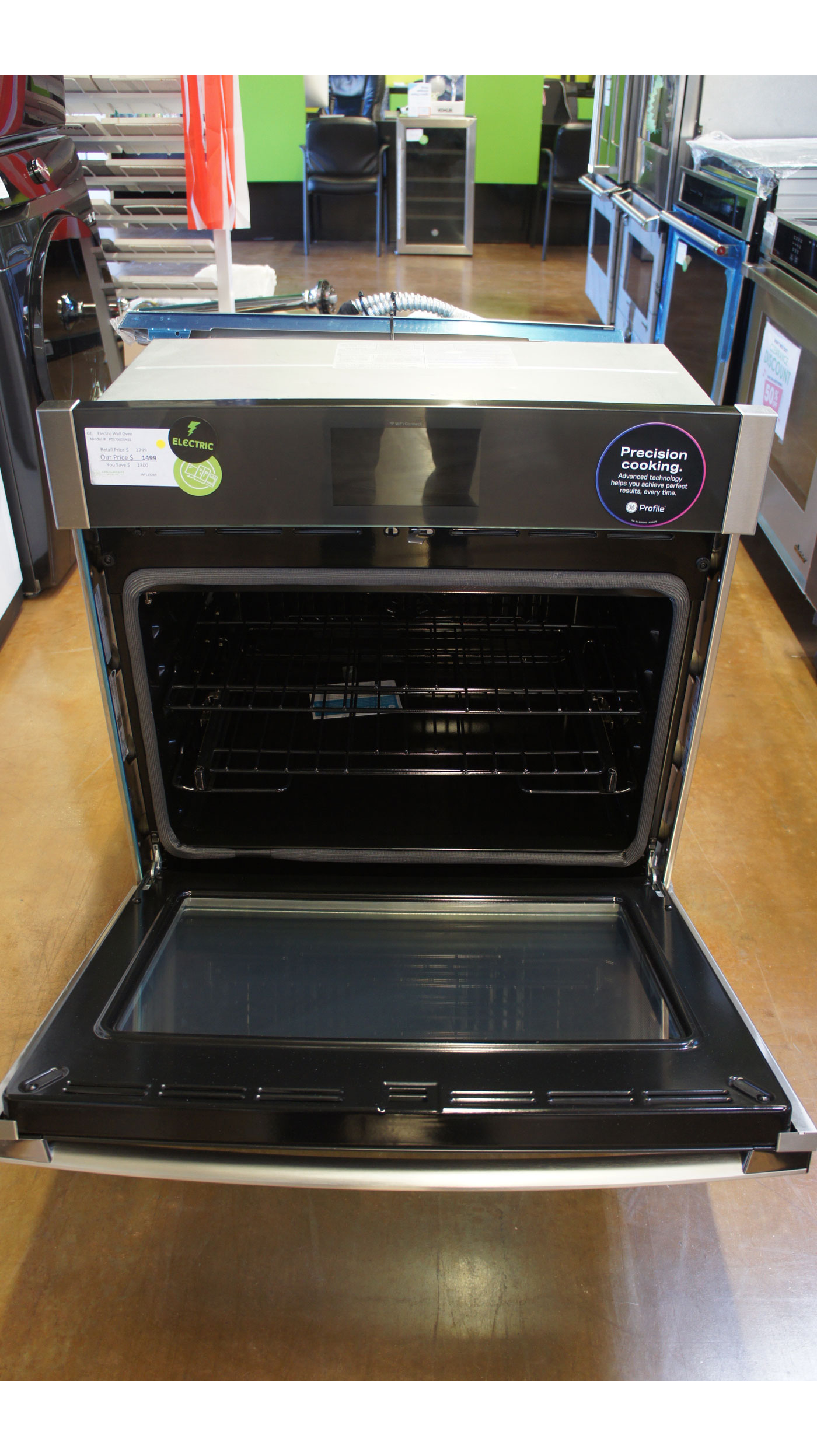 30" GE PTS7000SNSS 5.0 cu.ft. Electric Single Wall Oven - Image 5