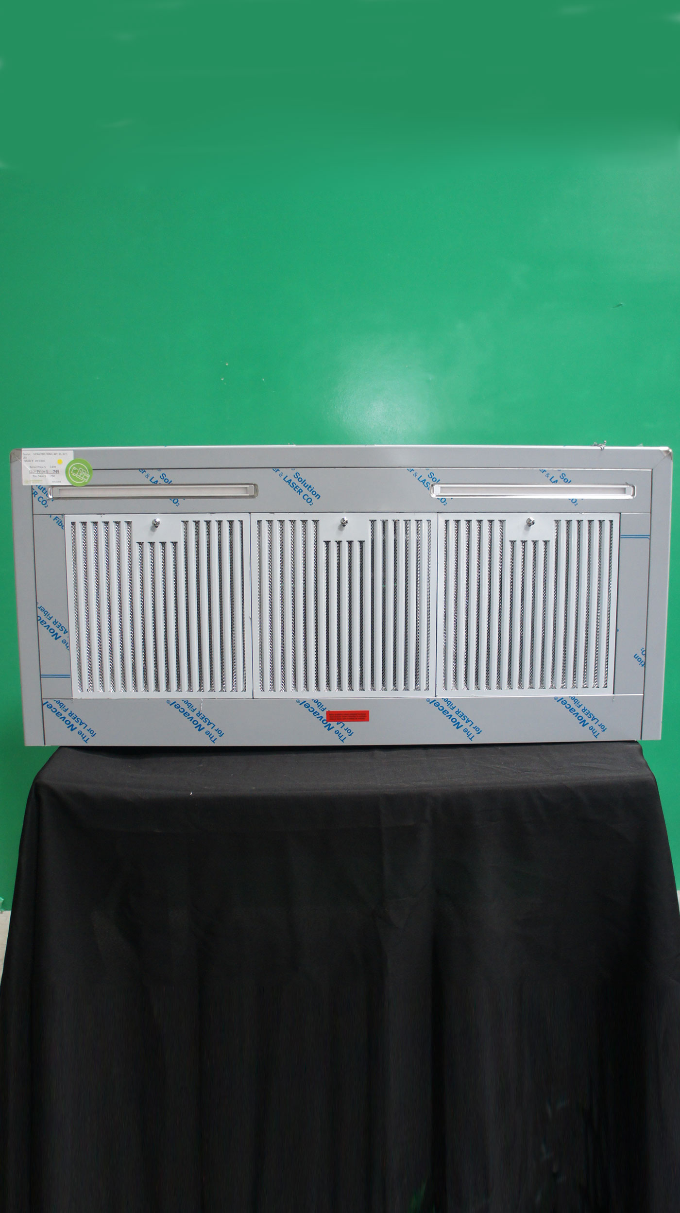 48" Zephyr ZSPE48BS Wall Mount Chimney Range Hood