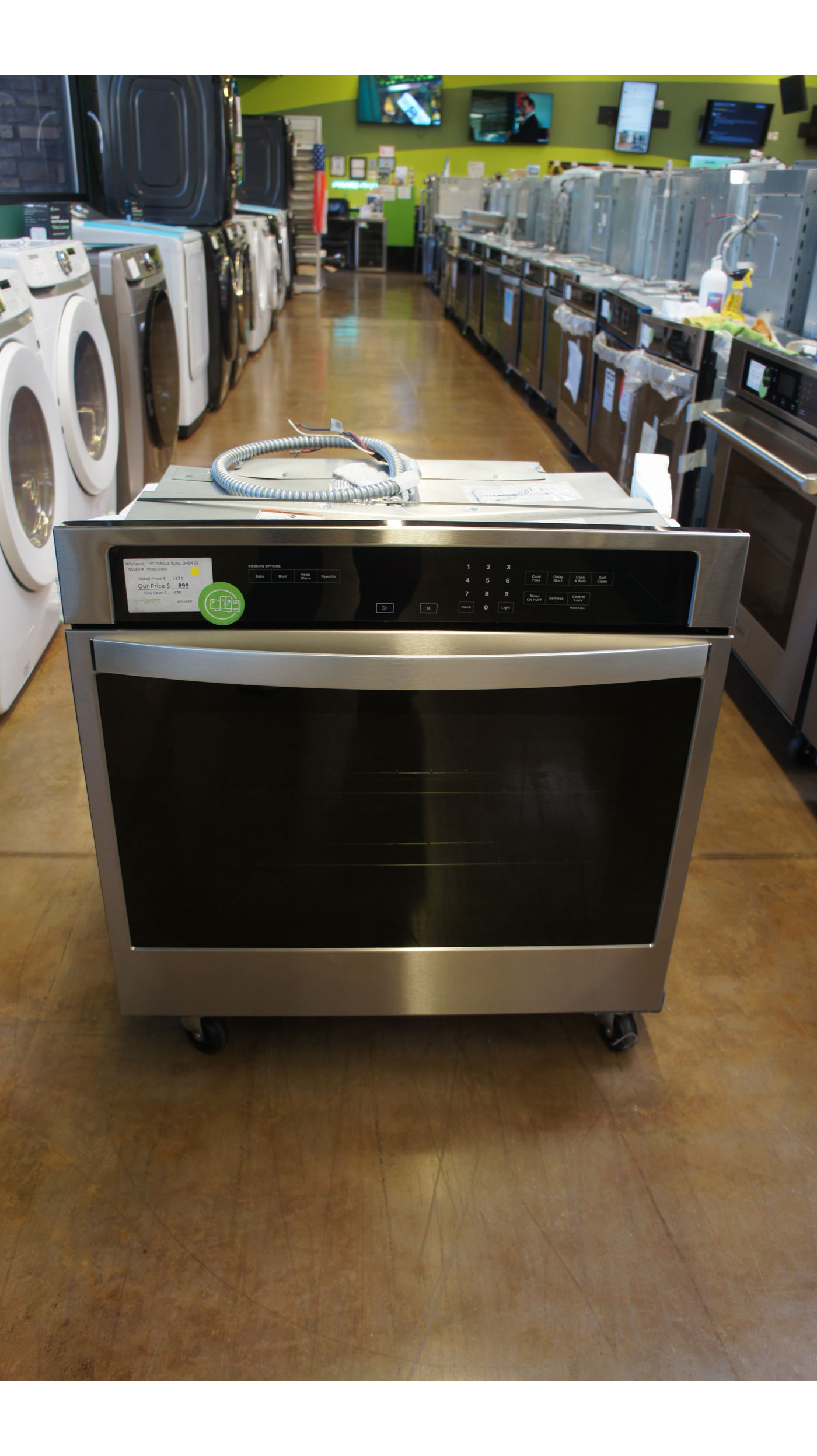 30" Whirlpool WOS31ES0JS 5.0cu.ft. Electric Single Wall Oven - Image 2