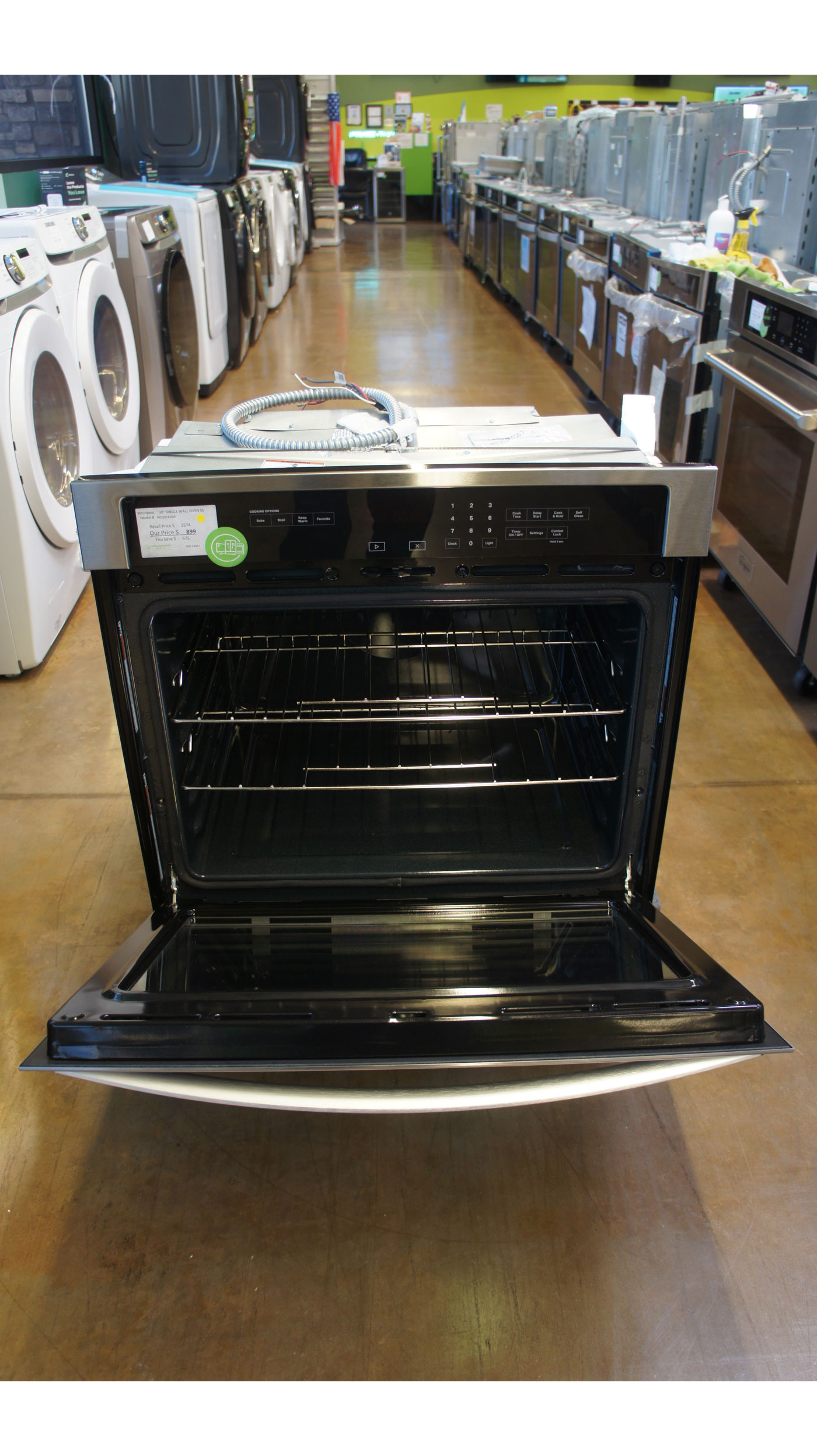 30" Whirlpool WOS31ES0JS 5.0cu.ft. Electric Single Wall Oven - Image 3