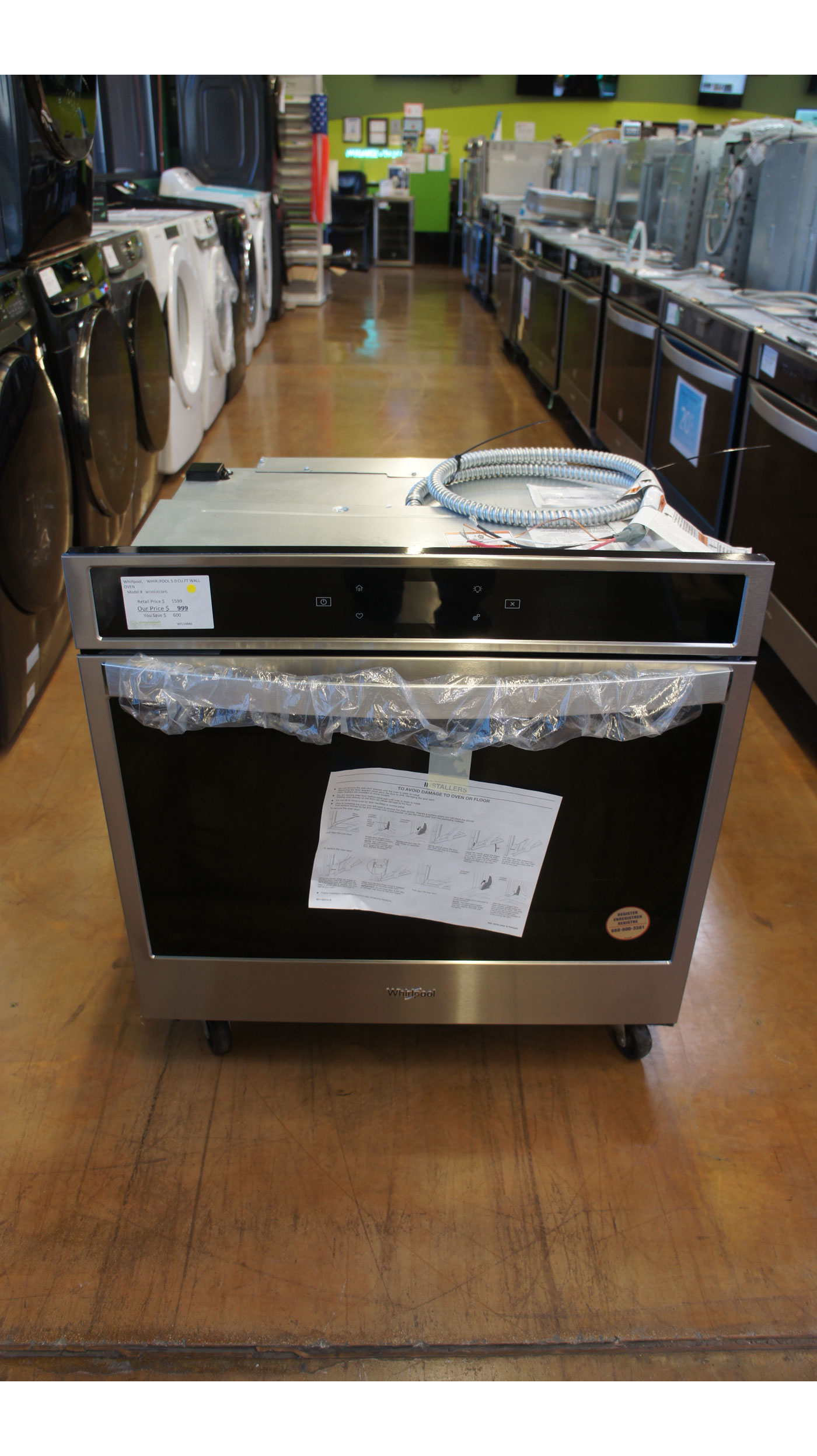30" Whirlpool WOS51EC0HS 5.0 cu.ft. Electric Single Wall Oven - Image 2