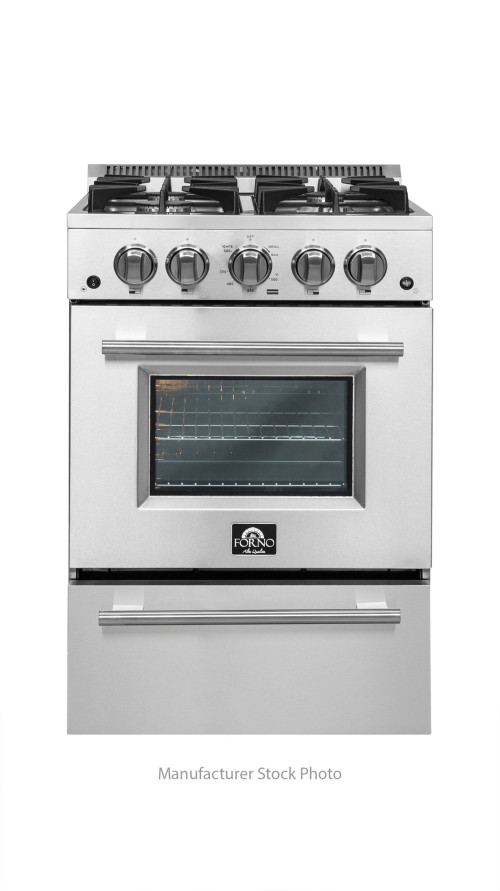 24" Forno Breno FFSGS6272-24 Freestanding Gas Range