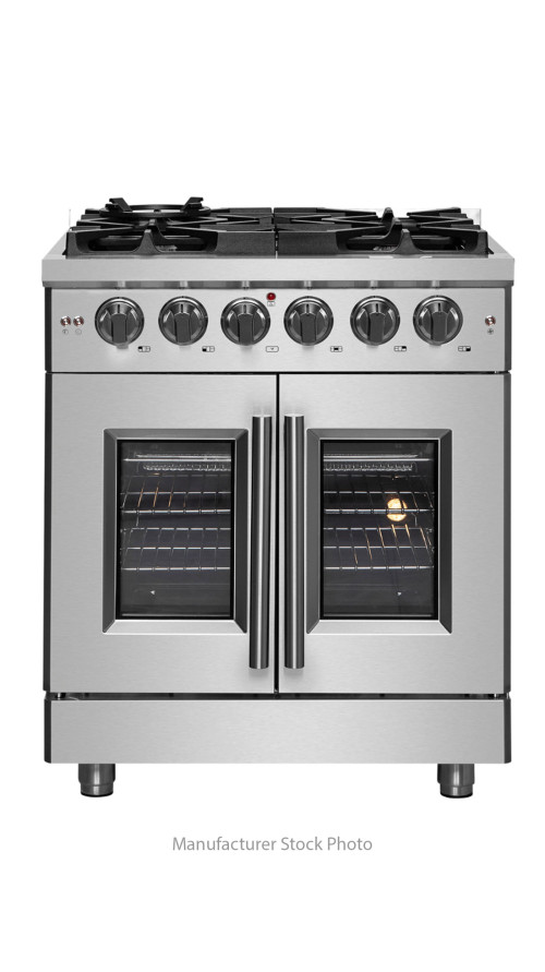 30" Forno Massimo FFSGS632530 Freestanding French Door Range