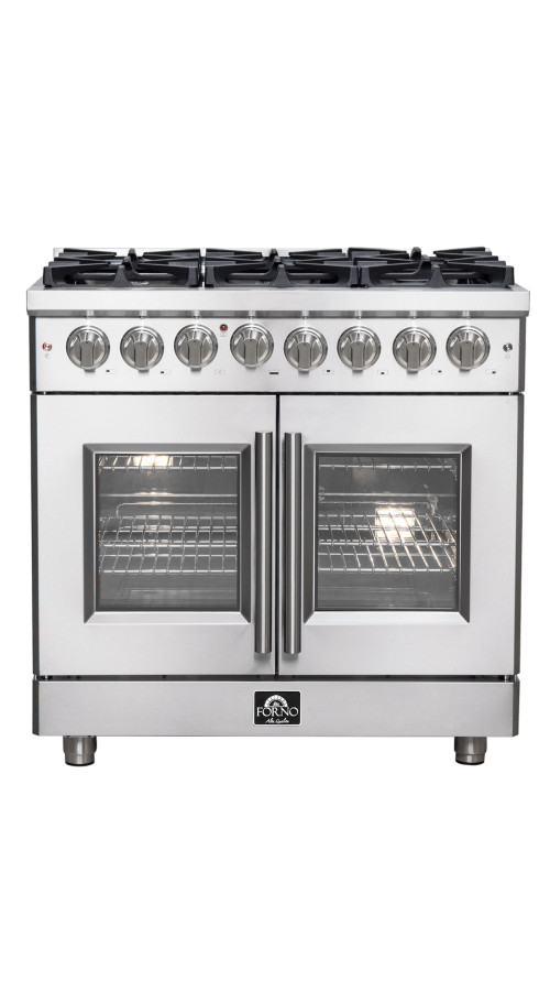 36" Forno Massimo FFSGS632536 French Door Dual Fuel Range