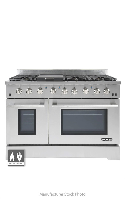 48" NXR LS Series LSD4822 Dual Fuel Freestanding Range