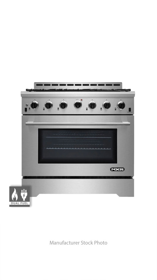 36" NXR MM Series MMD3611 Dual Fuel Range