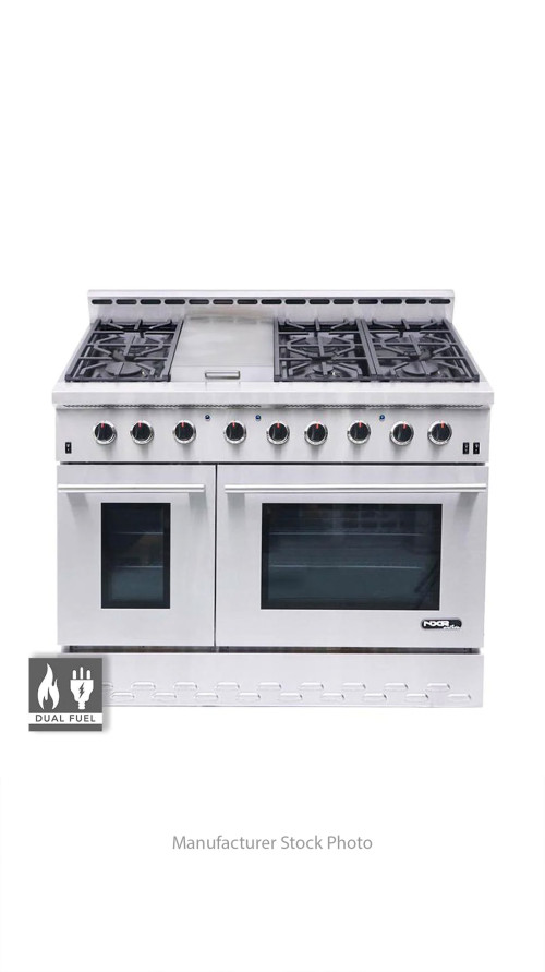 48" NXR Entree Series NKD4811 Dual Fuel Range