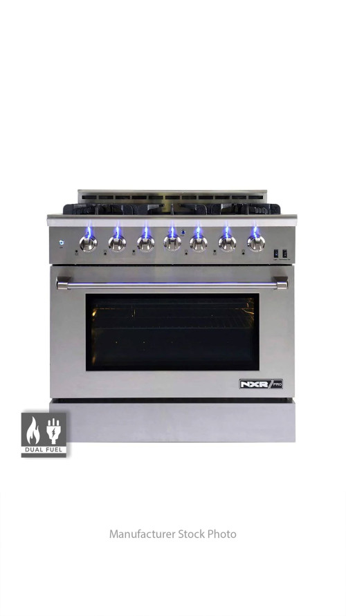 36" NXR Pro Series PRD3651 Dual Fuel Range