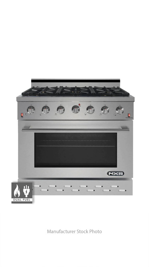 36" NXR SC Series SCD3611 Dual Fuel Freestanding Range