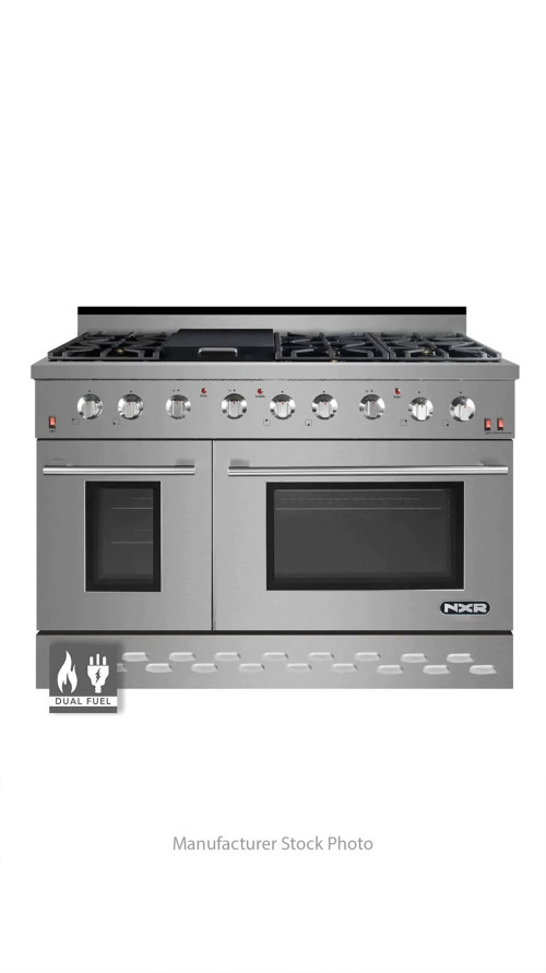 48" NXR SC Series SCD4811 Dual Fuel Freestanding Range