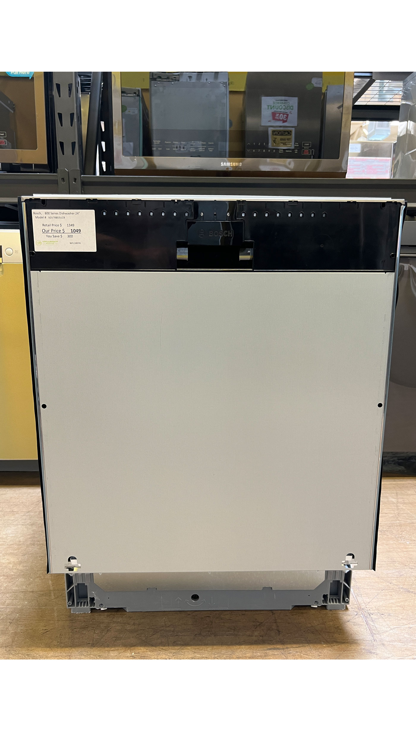 24" Bosch SGV78B53UC Fully Integrated Built-In Dishwasher - Image 2