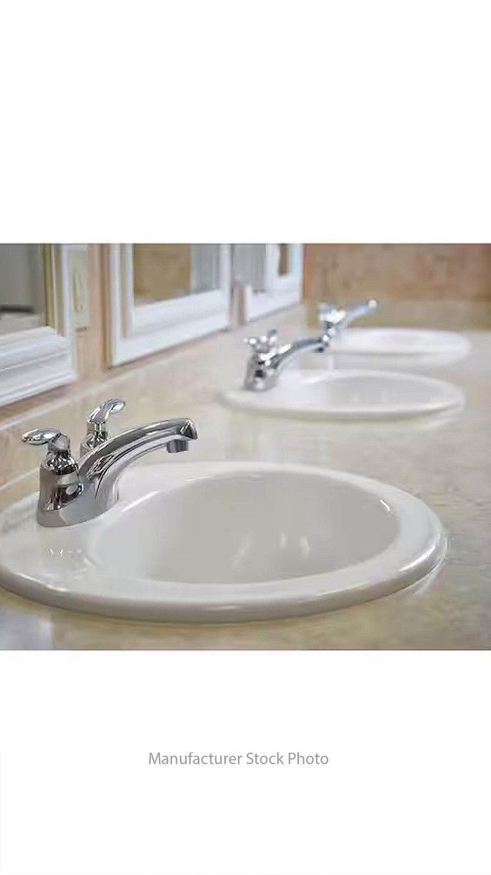 Kohler Pennington Drop-In Bathroom Sink – Subtle Oval Design With Raised Rim, 4-Inch Centers, Overflow Included