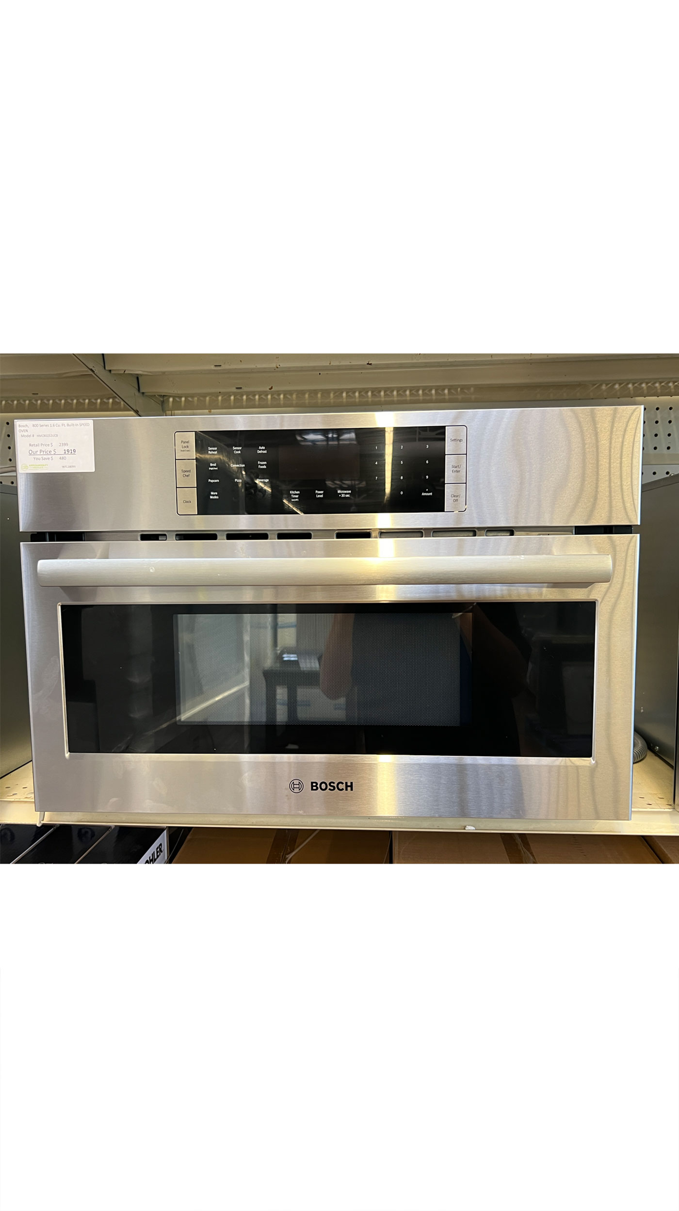 30" Bosch HMC80252UC 1.6 cu.ft. Speed Oven - Image 3