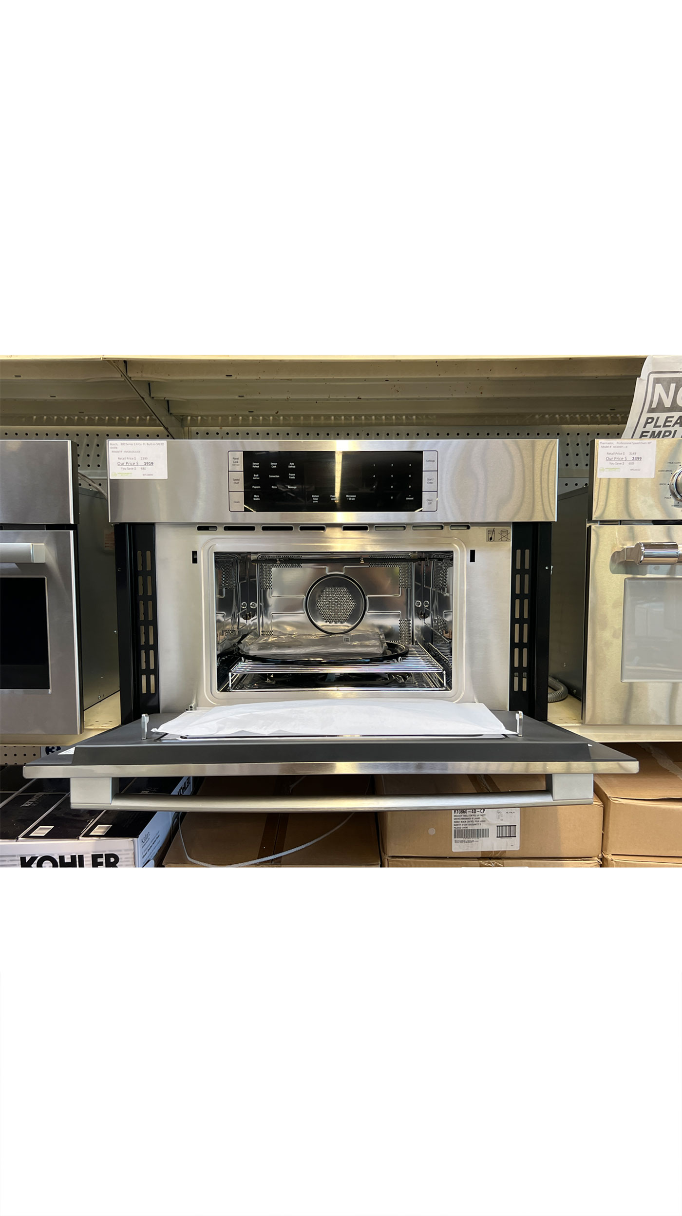 30" Bosch HMC80252UC 1.6 cu.ft. Speed Oven - Image 5