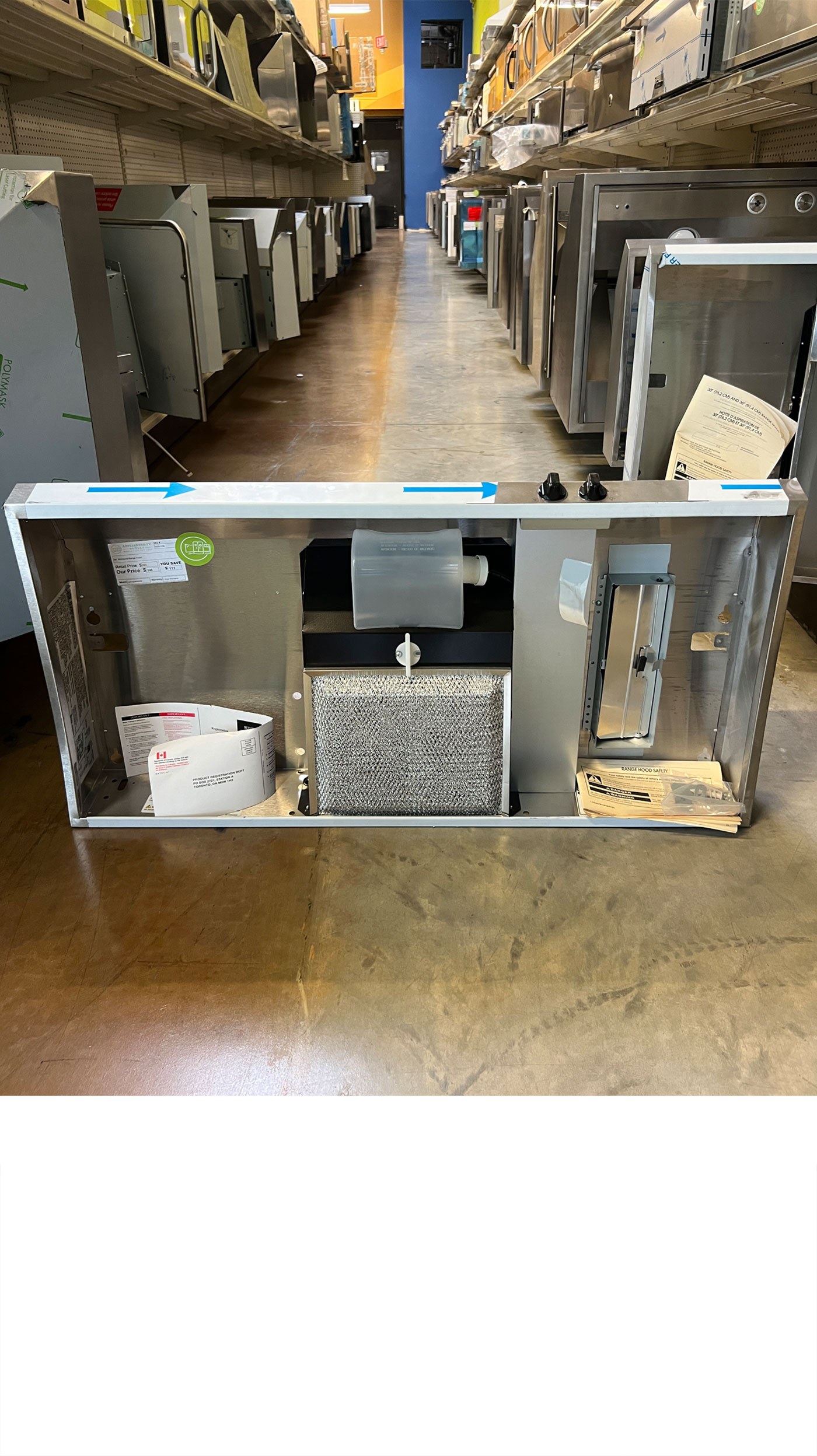 36" Whirlpool UXT4236ADS Under Cabinet Range Hood - Image 2