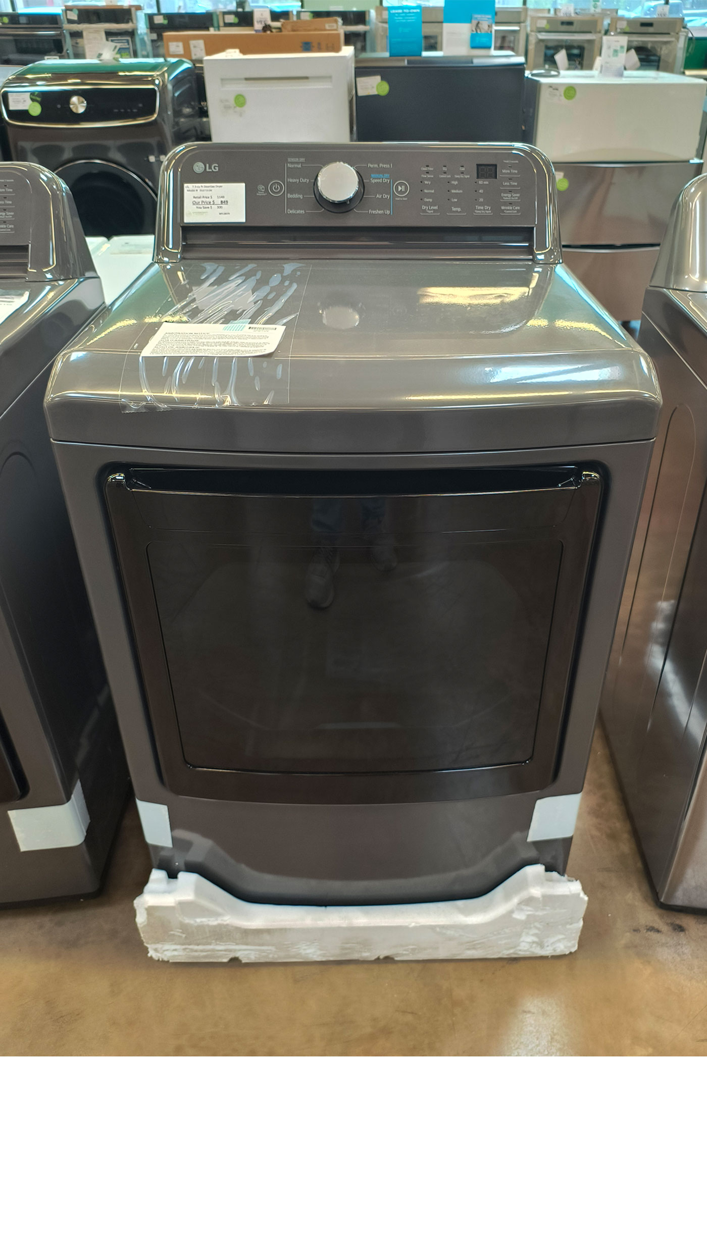 27" LG DLG7151M 7.3 cu.ft. Gas Dryer - Image 5