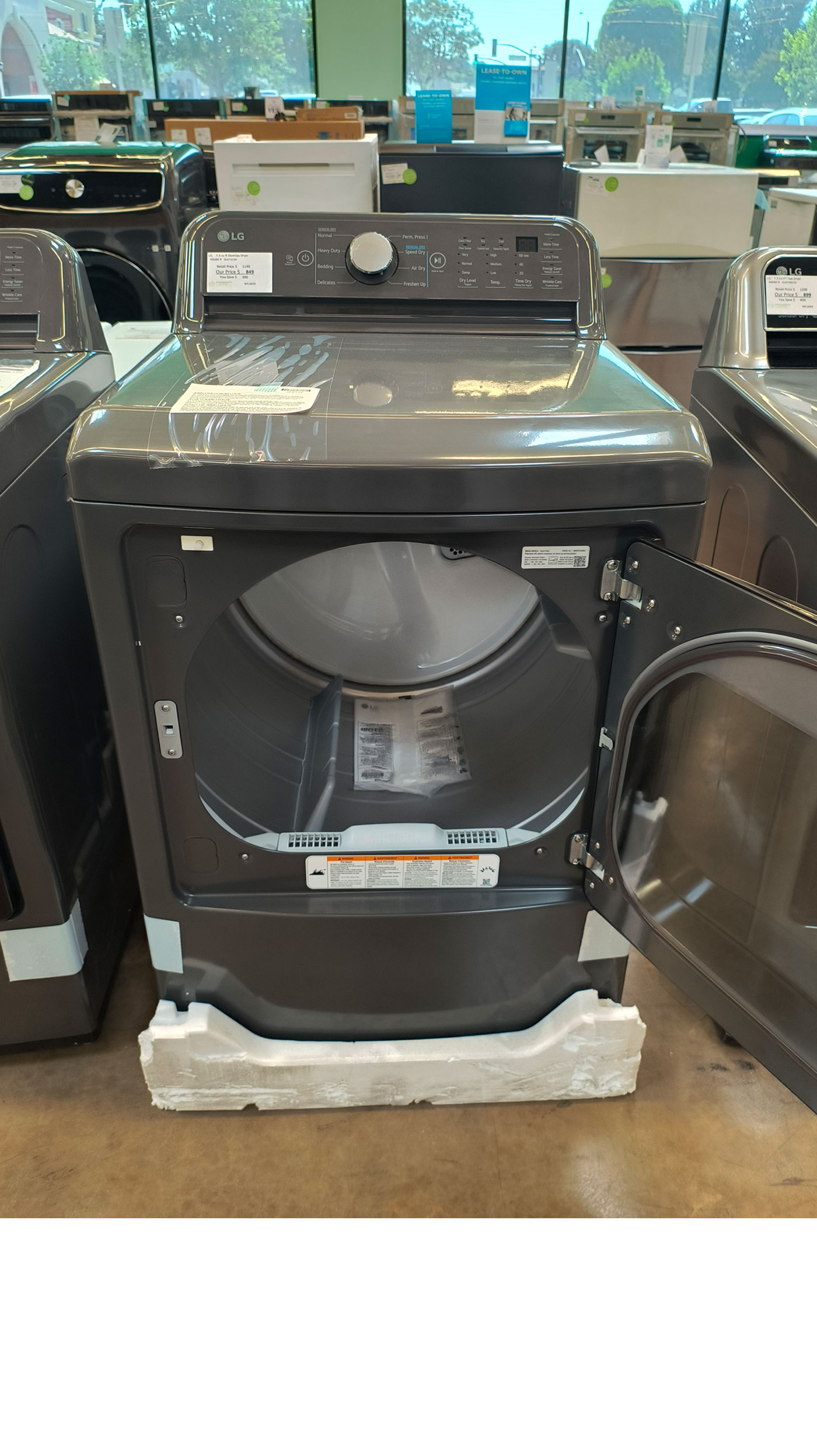 27" LG DLG7151M 7.3 cu.ft. Gas Dryer - Image 7