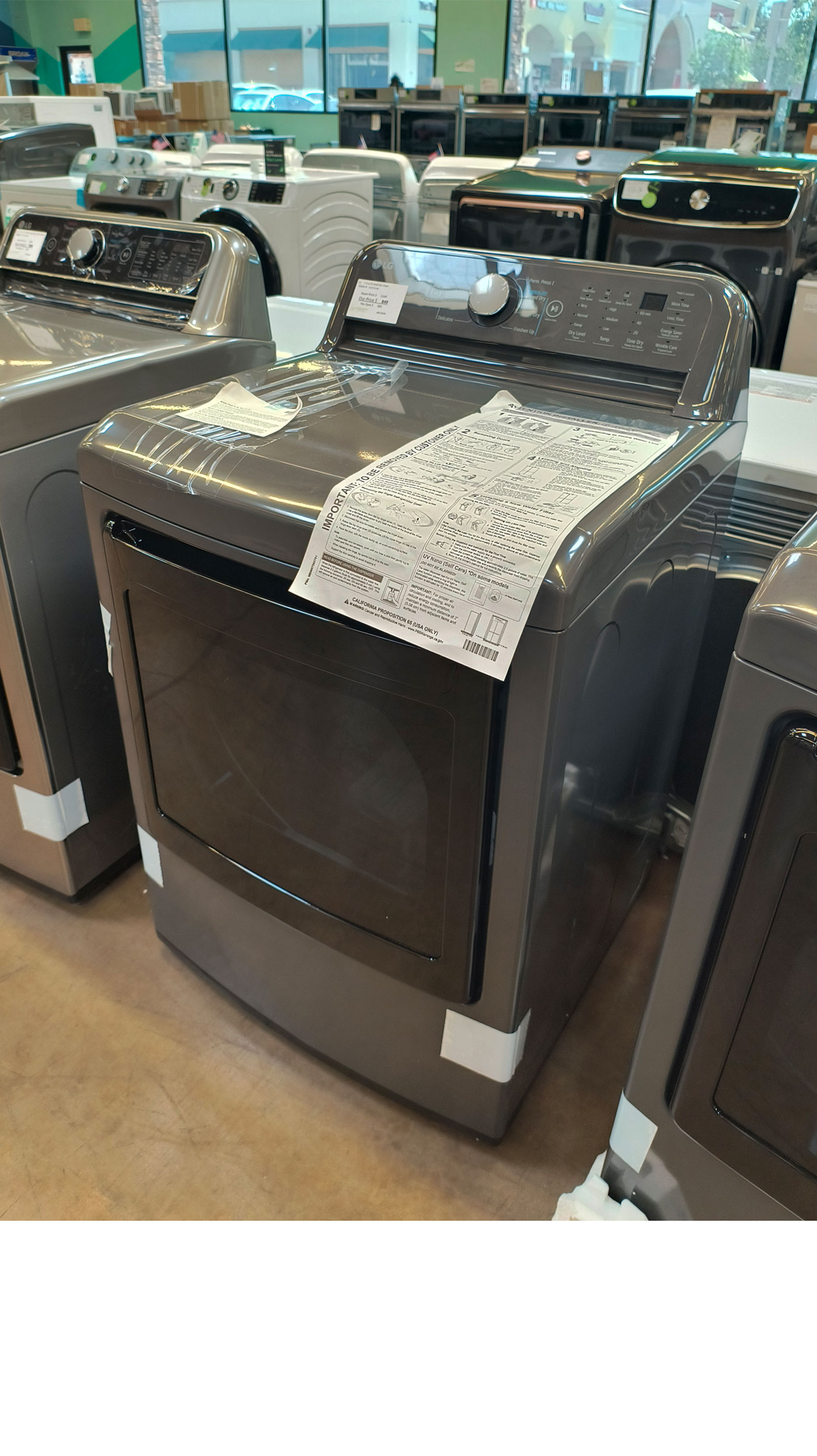 27" LG DLG7151M 7.3 cu.ft. Gas Dryer - Image 7