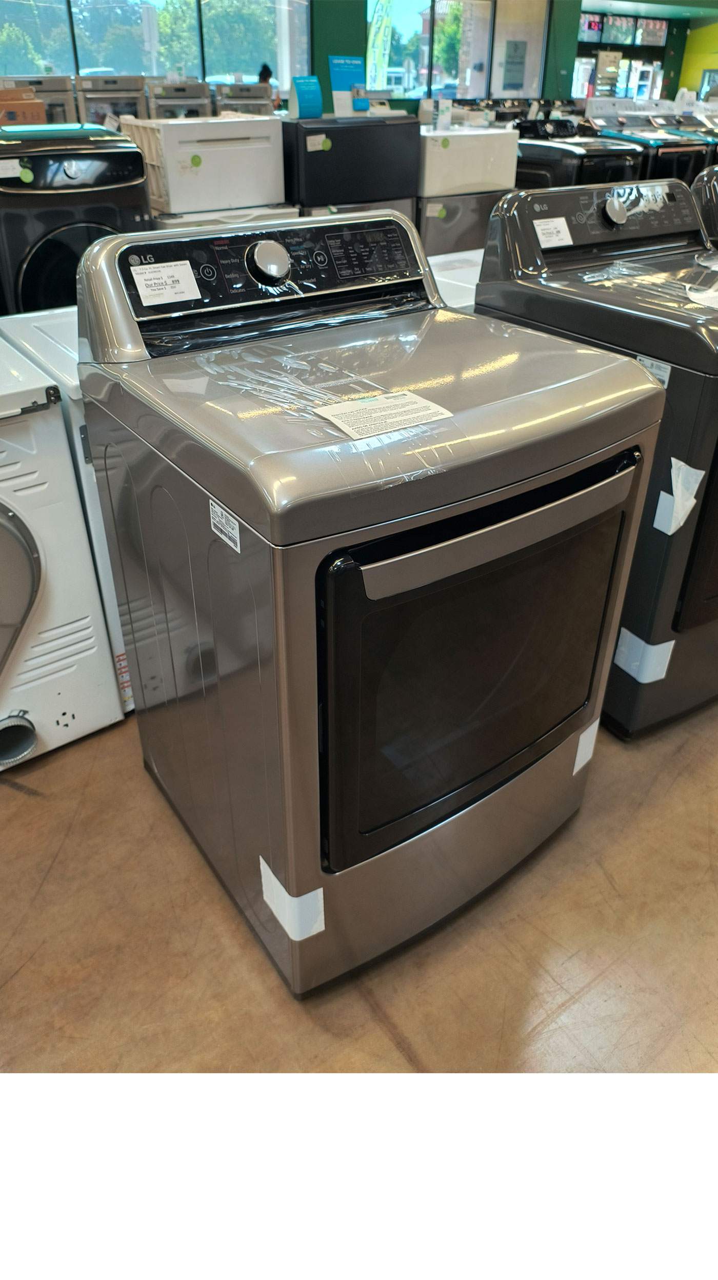 27" LG DLG7401VE 7.3 cu.ft. Smart Gas Dryer - Image 7