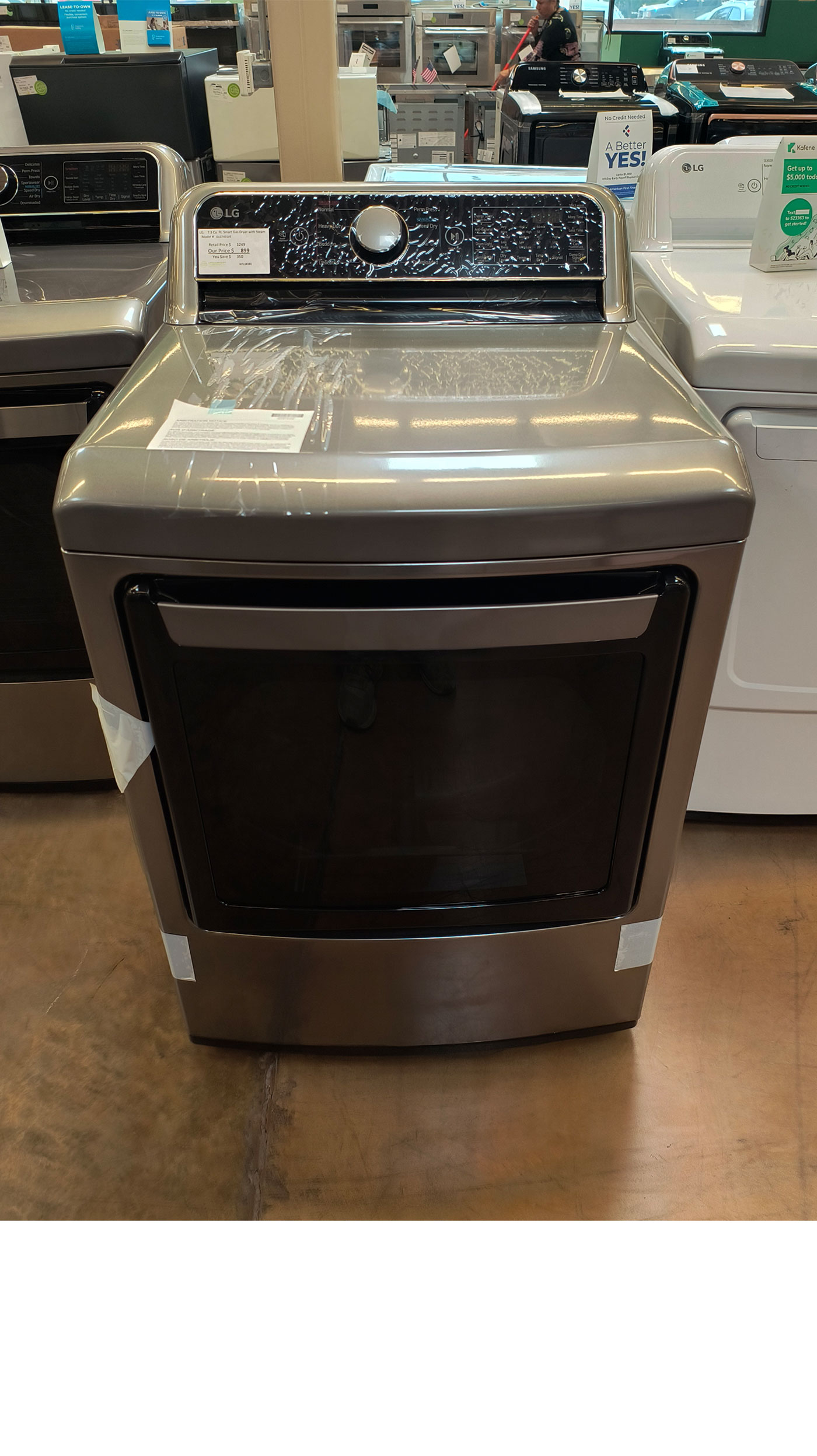 27" LG DLG7401VE Smart Gas Dryer - Image 5