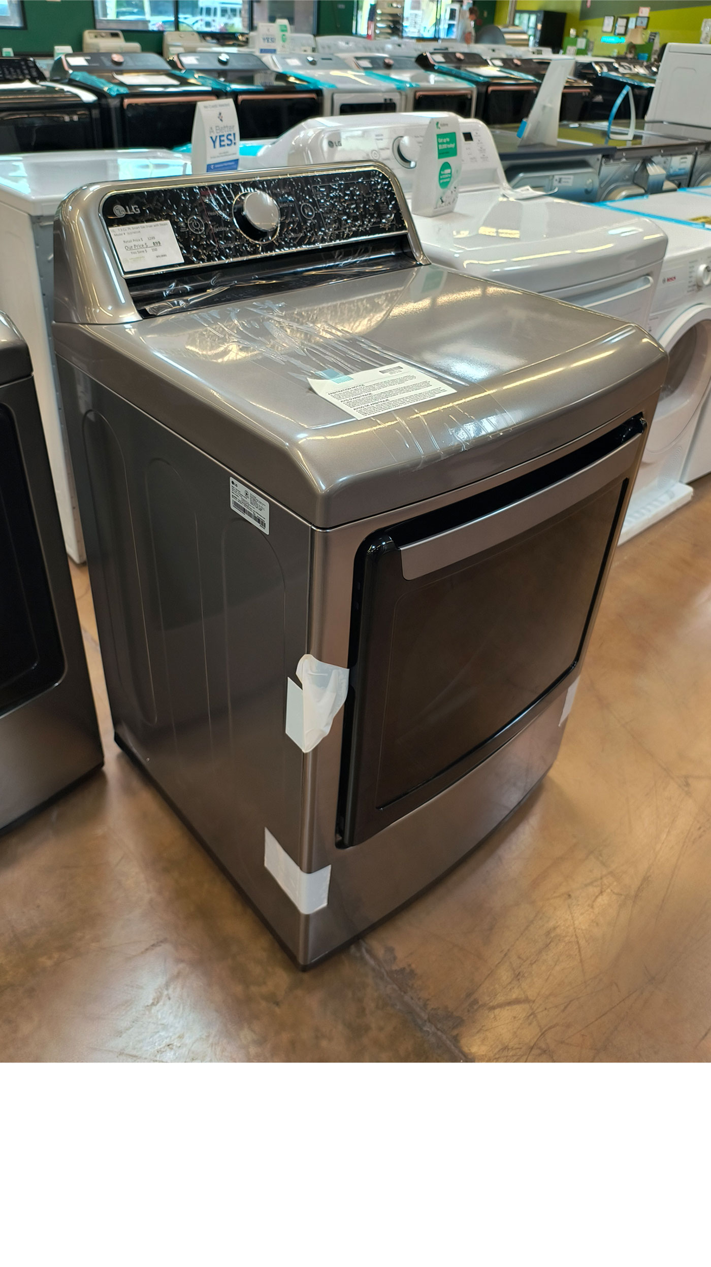 27" LG DLG7401VE Smart Gas Dryer - Image 7