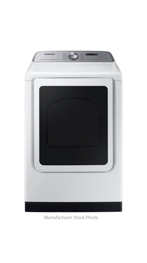 27" Samsung DVG54CG7150W Smart Gas Dryer