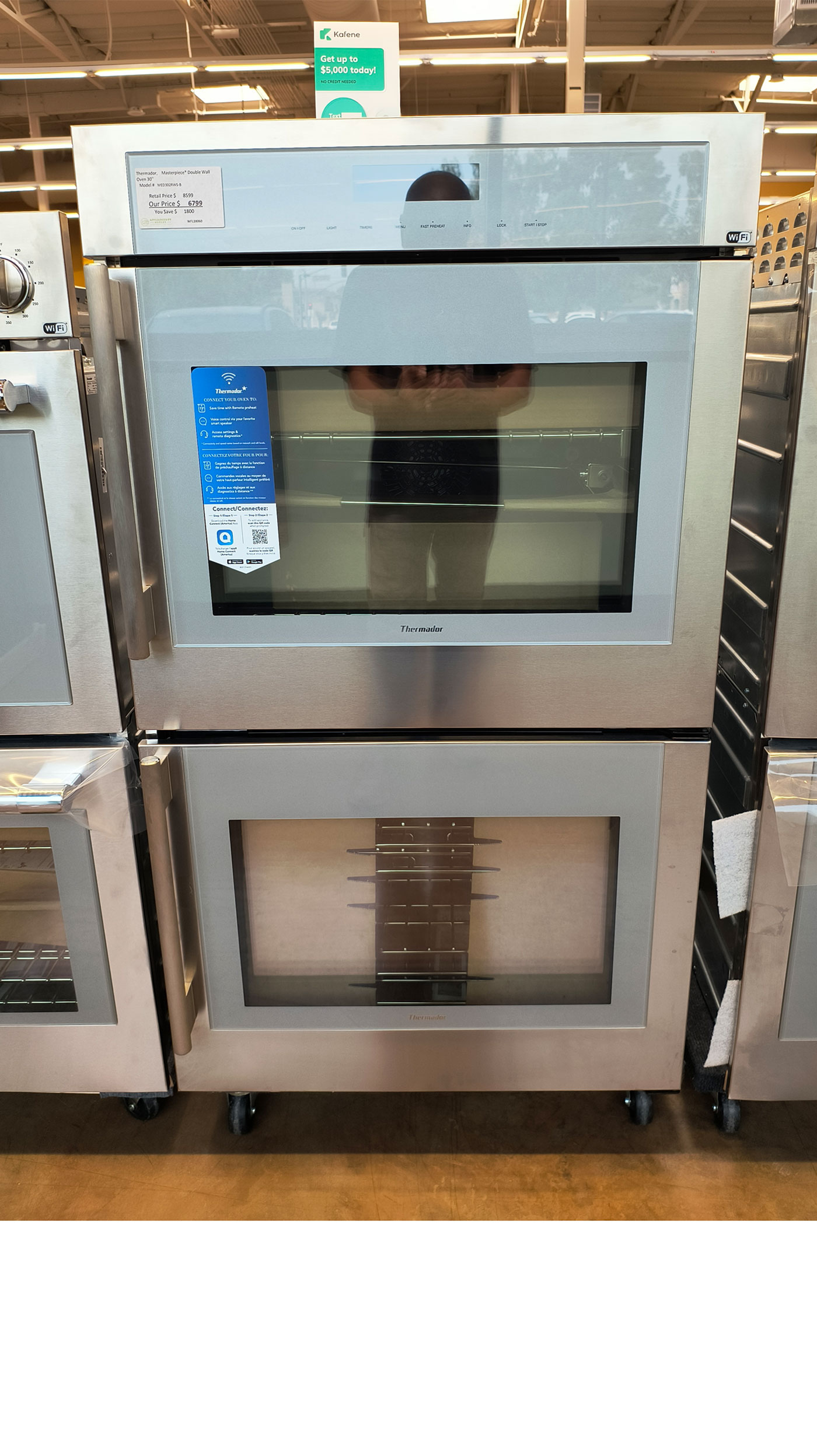 30" Thermador MED302RWS Double Convection Electric Wall Oven - Image 5