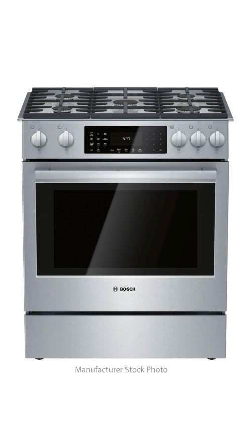 30" Bosch HDI8056U 4.6 cu.ft. Dual Fuel Range