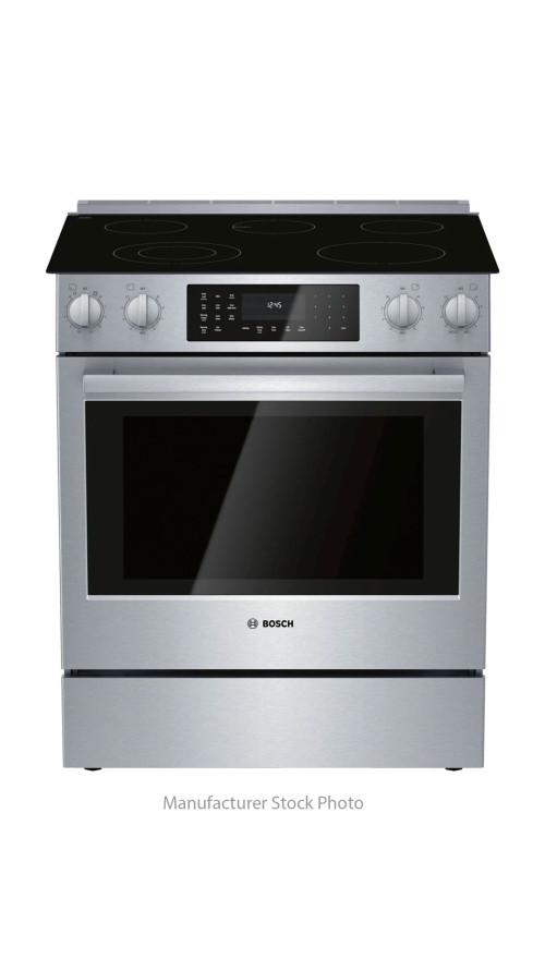 30" Bosch 800 Series HEI8056U Slide-In Electric Range