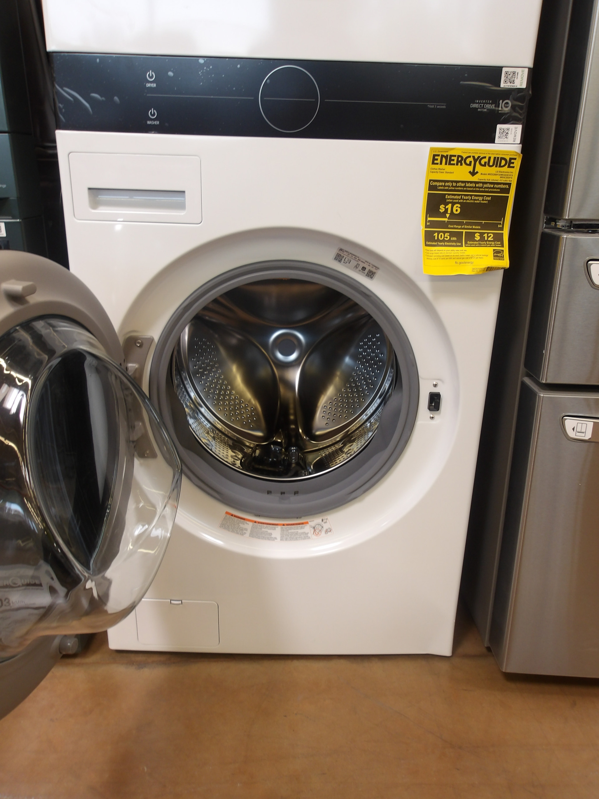 27" LG WKEX200HWA 11.9 cu. ft. Electric WashTower - Image 5