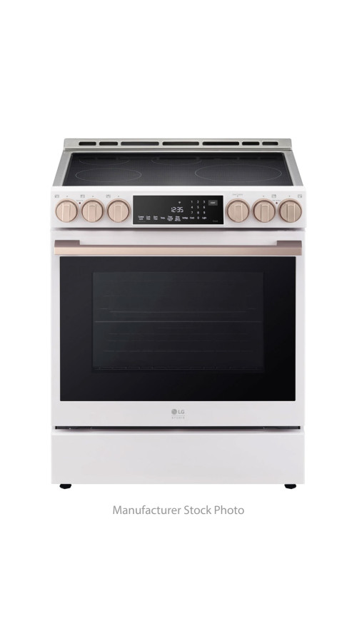 30" LG Studio LSIS6338NE Slide-In Induction Smart Range