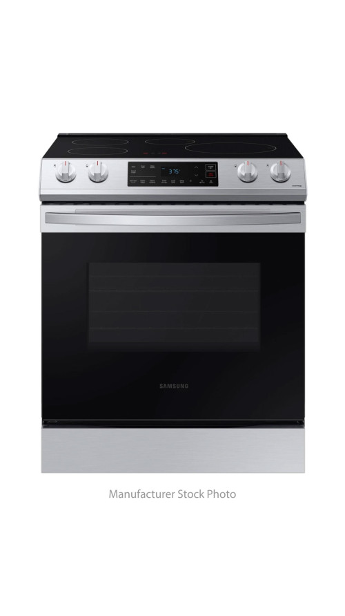 30" Samsung NE63B8211SS Slide-In Induction Smart Range